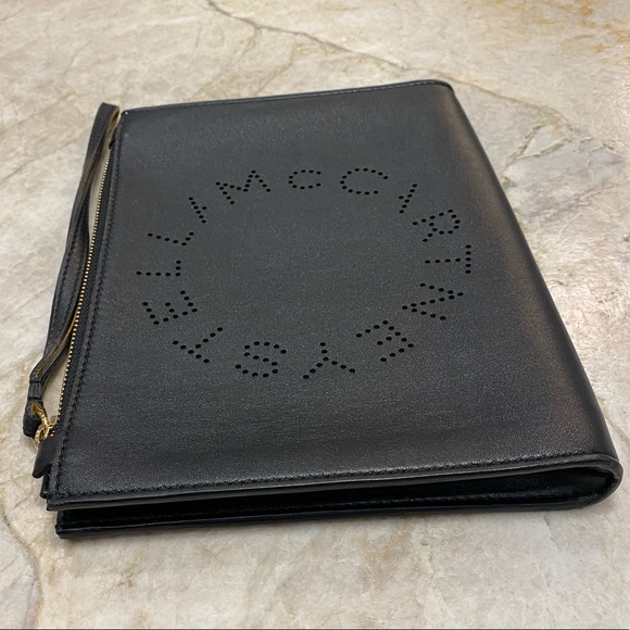 Stella McCartney logo flap zip clutch - Picture 7 of 8